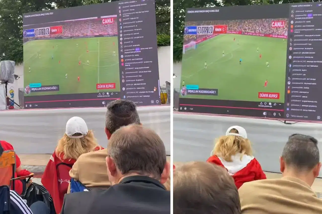 Kırıkkale'de milli maç yerine futbol oyunu gösterildi