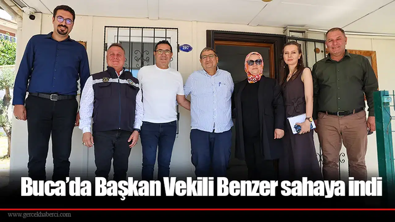Buca’da Başkan Vekili Benzer sahaya indi
