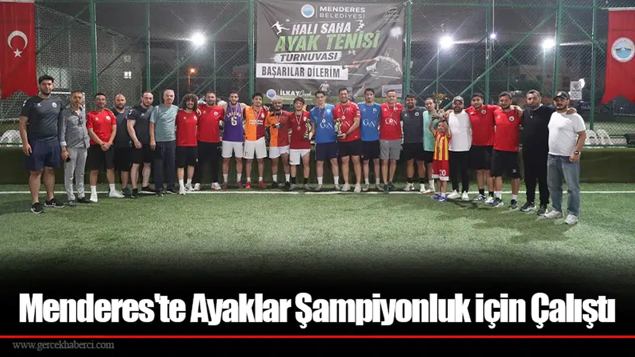 Menderes'te Ayaklar Şampiyonluk için Çalıştı