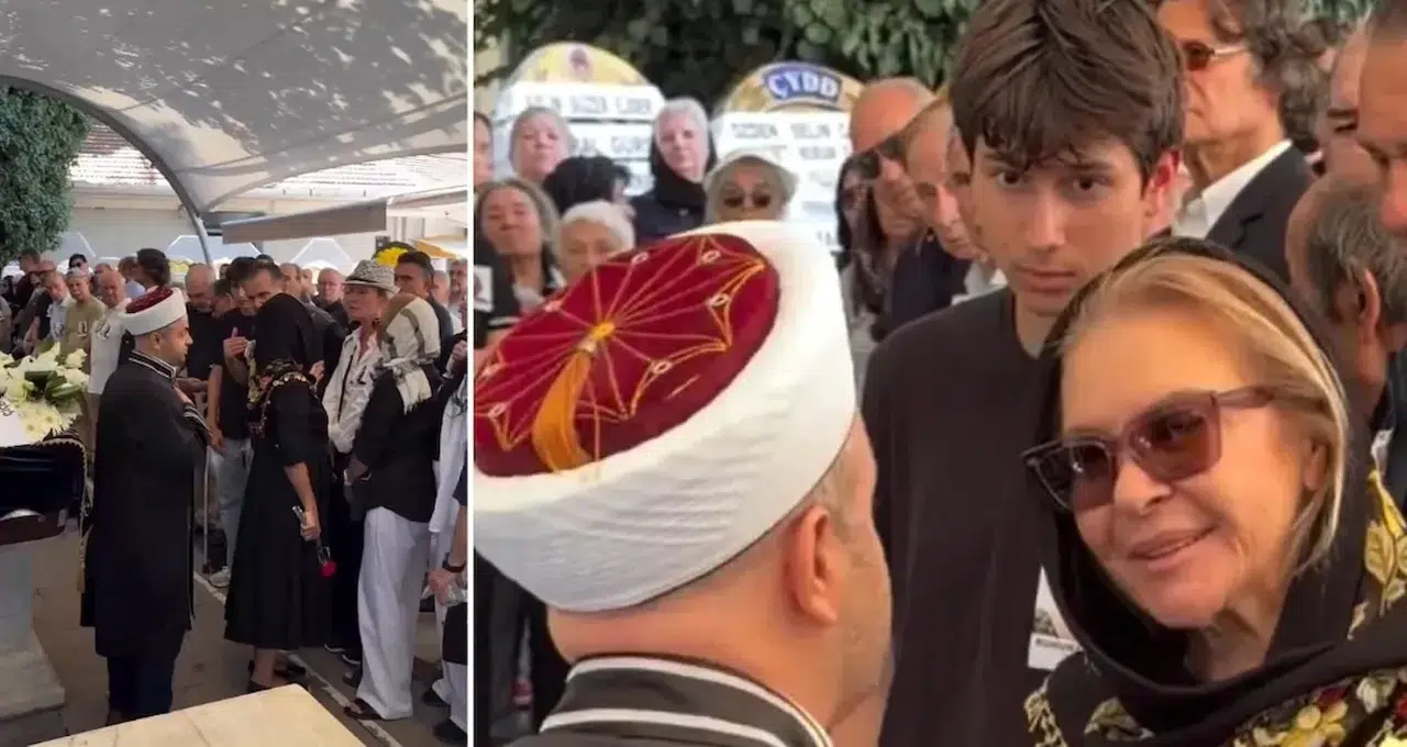 Madam Z'ye veda: Cenaze töreninde gergin anlar yaşandı