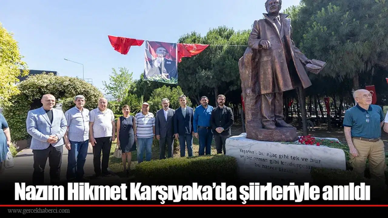 Nazım Hikmet Karşıyaka’da şiirleriyle anıldı
