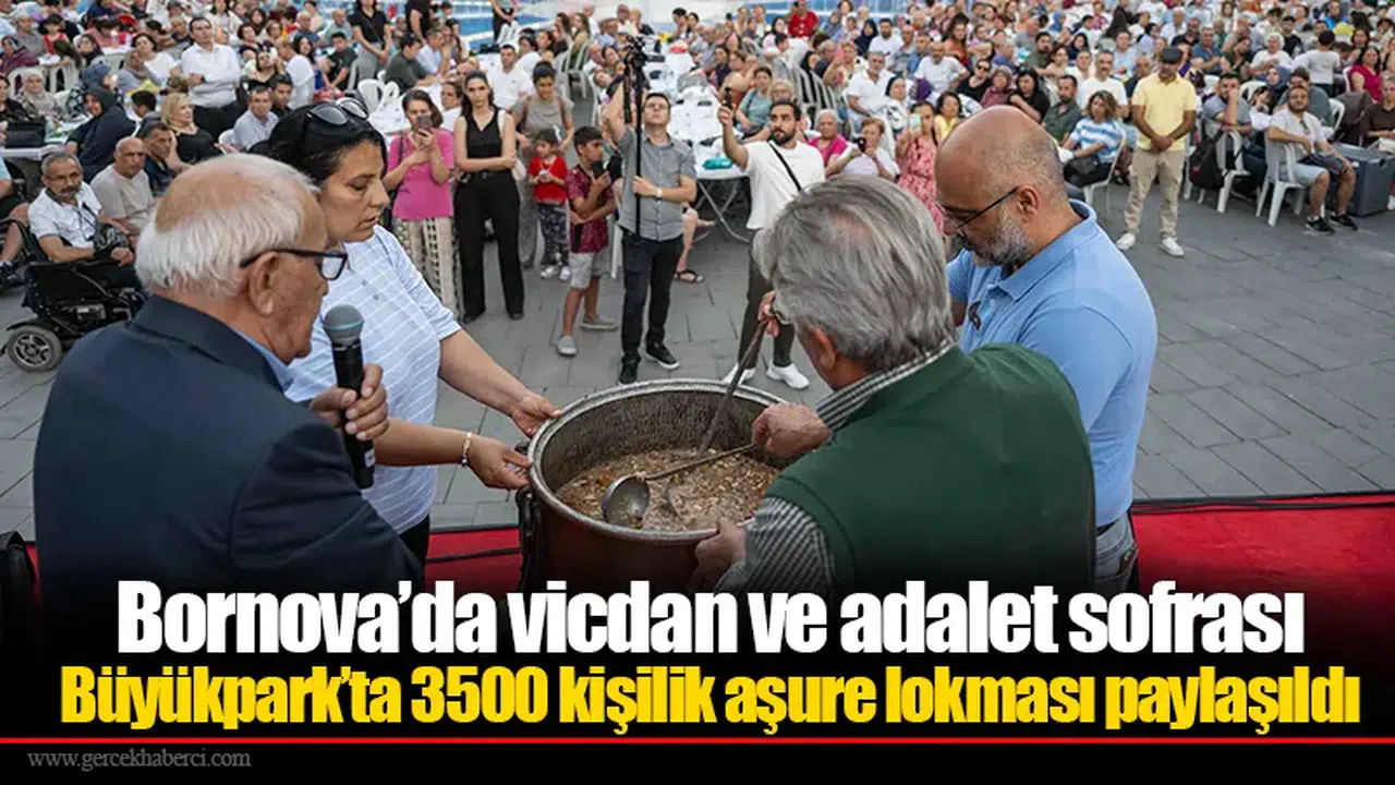 Bornova’da vicdan ve adalet sofrası