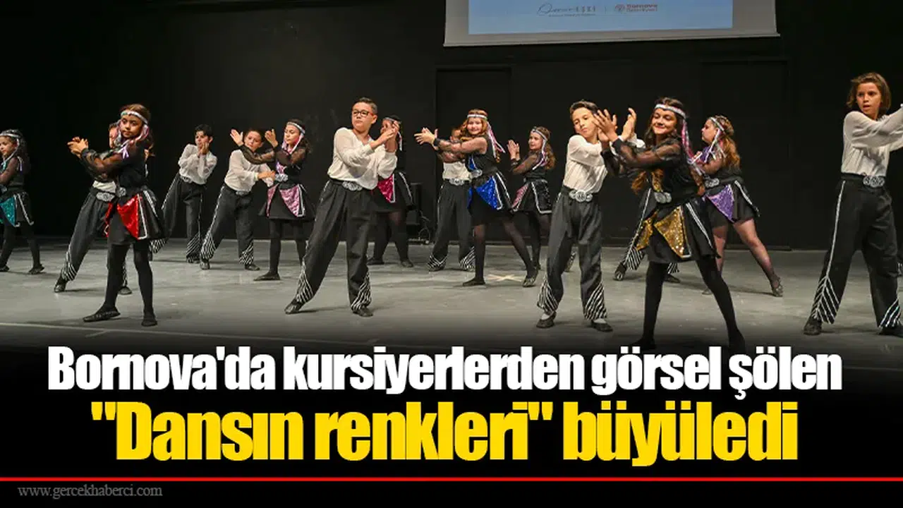 Bornova'da kursiyerlerden görsel şölen: "Dansın renkleri" büyüledi
