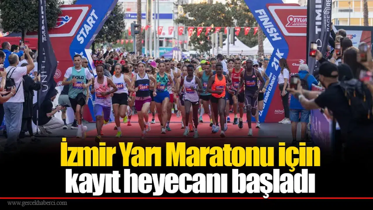 İzmir Yarı Maratonu için kayıt heyecanı başladı