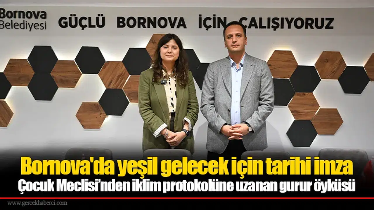 Bornova'da yeşil gelecek için tarihi imza