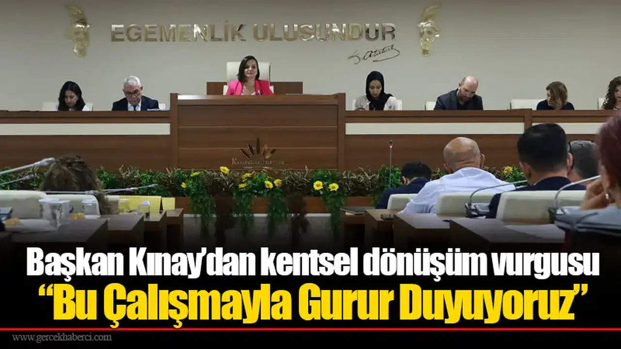 Başkan Kınay’dan kentsel dönüşüm vurgusu  “Bu Çalışmayla Gurur Duyuyoruz”