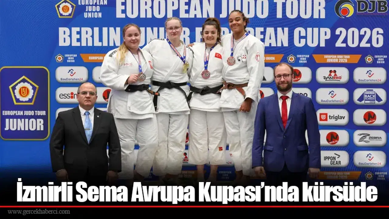 İzmirli Sema Avrupa Kupası’nda kürsüde