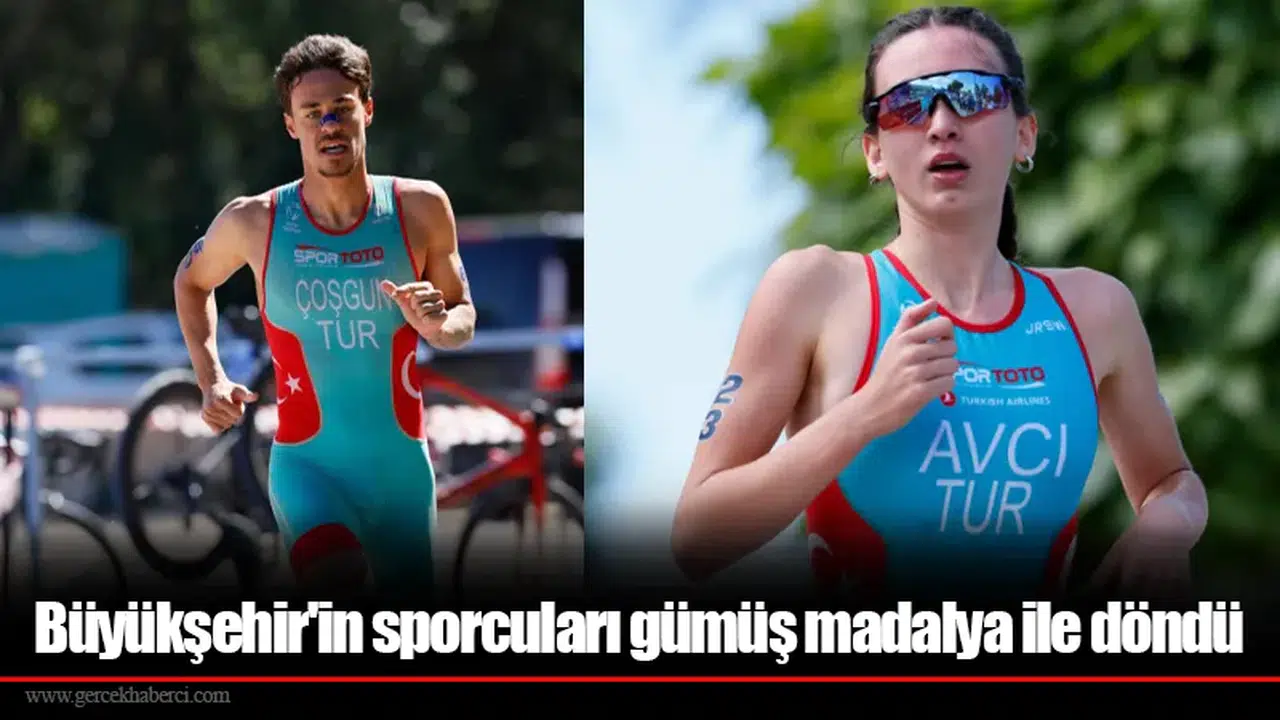 Büyükşehir'in sporcuları gümüş madalya ile döndü