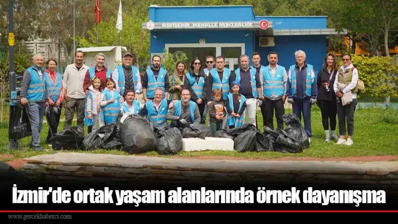 İzmir'de ortak yaşam alanlarında örnek dayanışma