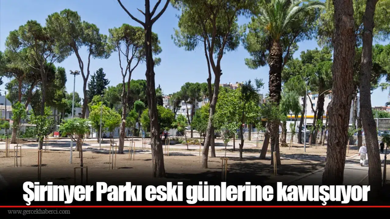 Şirinyer Parkı eski günlerine kavuşuyor