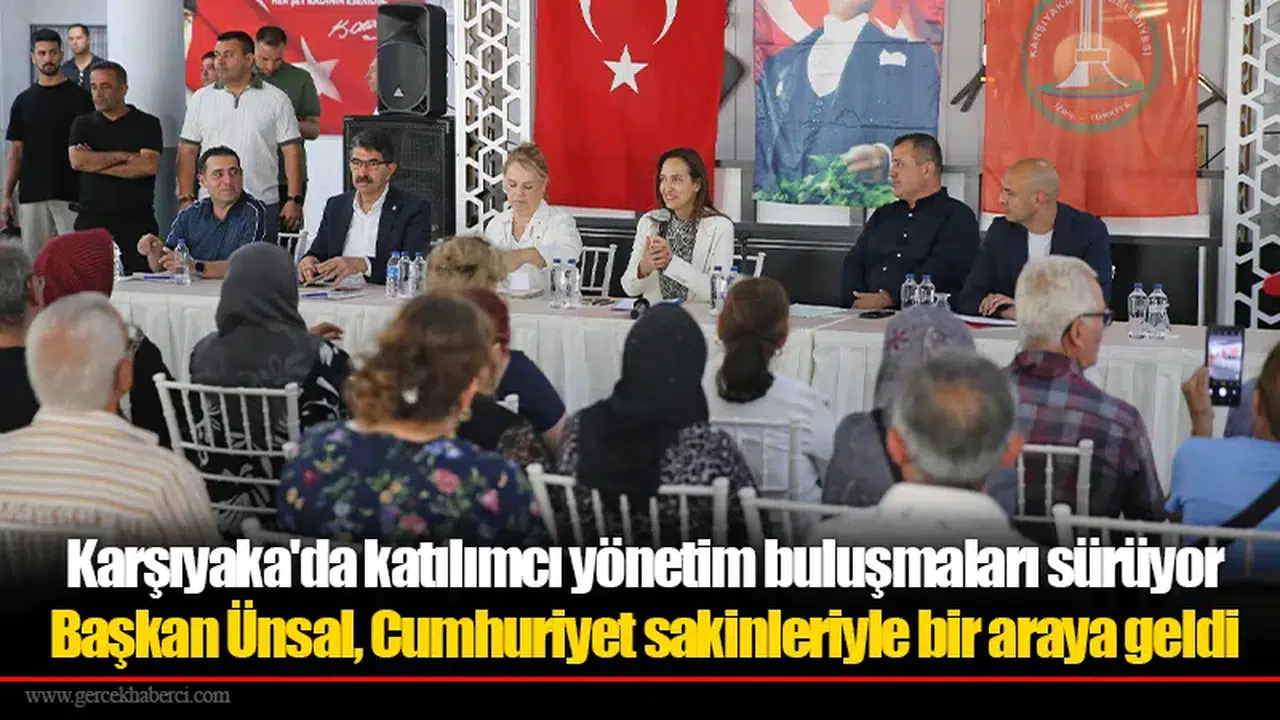 Karşıyaka'da katılımcı yönetim buluşmaları sürüyor