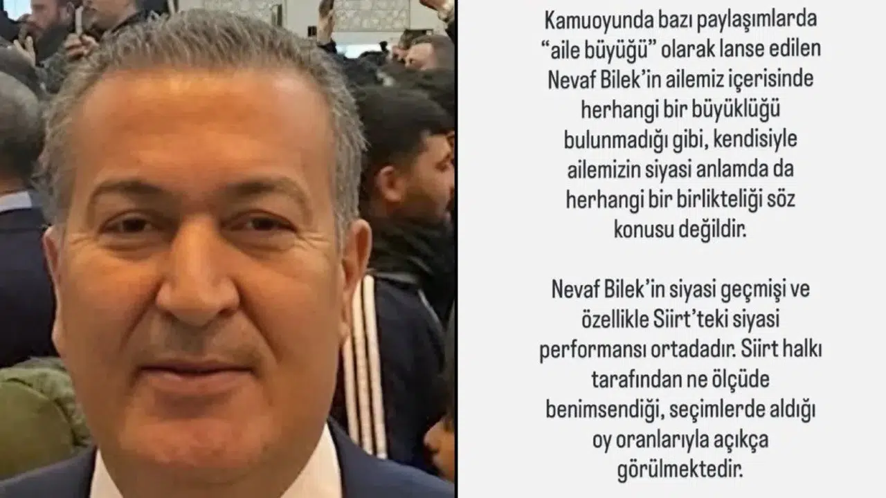 Bilek Ailesinden Nevaf Bilek Açıklaması: "Aile Büyüğümüz Değil, Desteğimiz Özgür Özel'e"