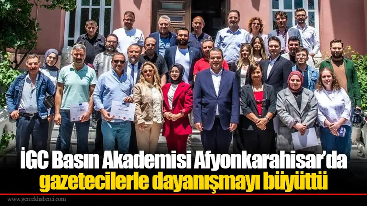 İGC Basın Akademisi Afyonkarahisar’da gazetecilerle dayanışmayı büyüttü