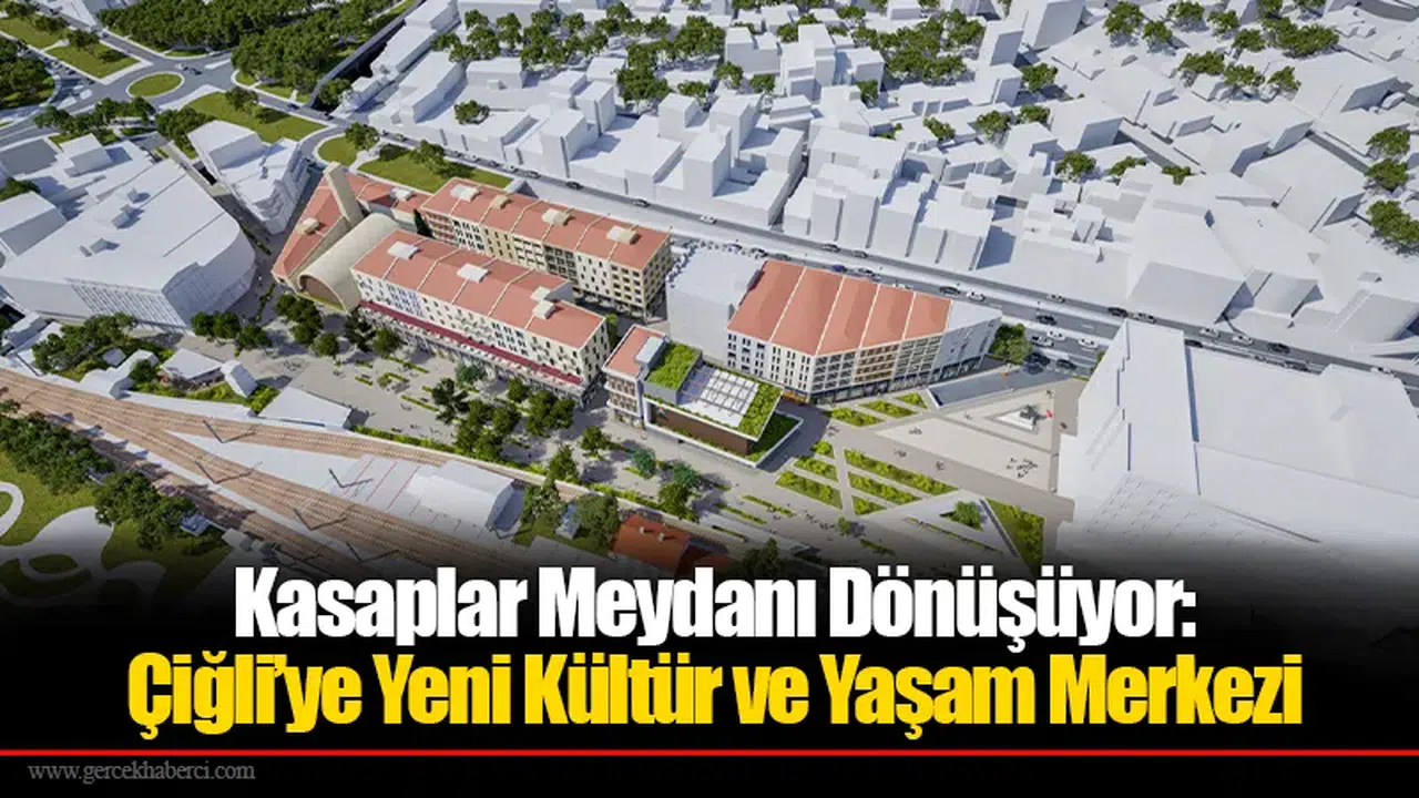 Kasaplar Meydanı Dönüşüyor: Çiğli’ye Yeni Kültür ve Yaşam Merkezi