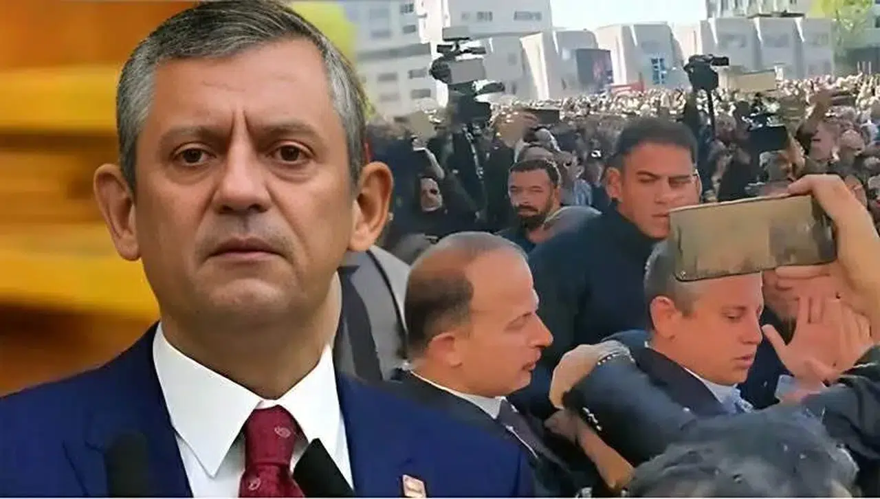 Özgür Özel Durmaz'ı protestocuların arasından makam aracıyla aldı