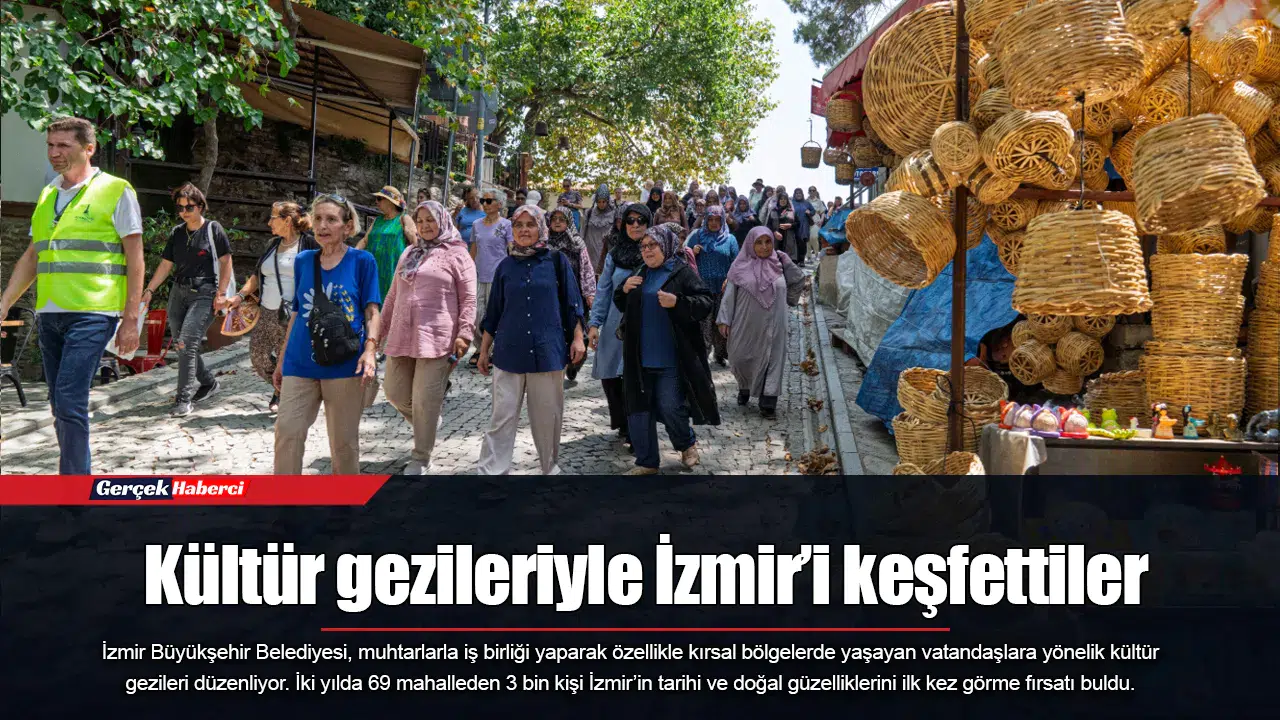 Kültür gezileriyle İzmir’i keşfettiler