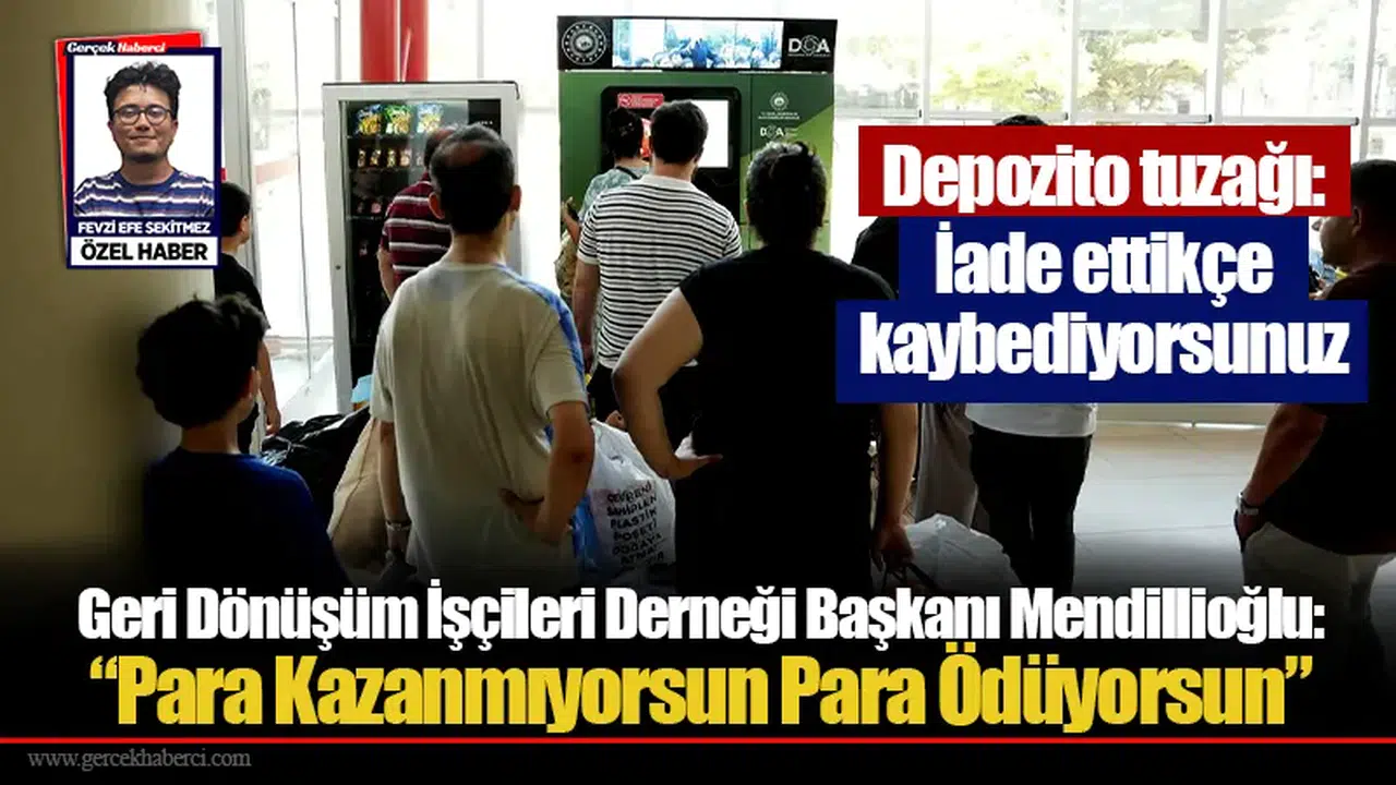 Geri Dönüşüm İşçileri Derneği Başkanı Mendillioğlu: “Para Kazanmıyorsun Para Ödüyorsun”