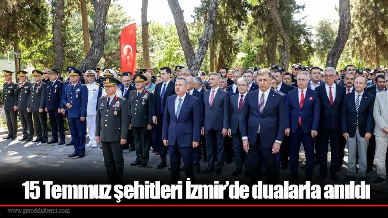 15 Temmuz şehitleri İzmir’de dualarla anıldı