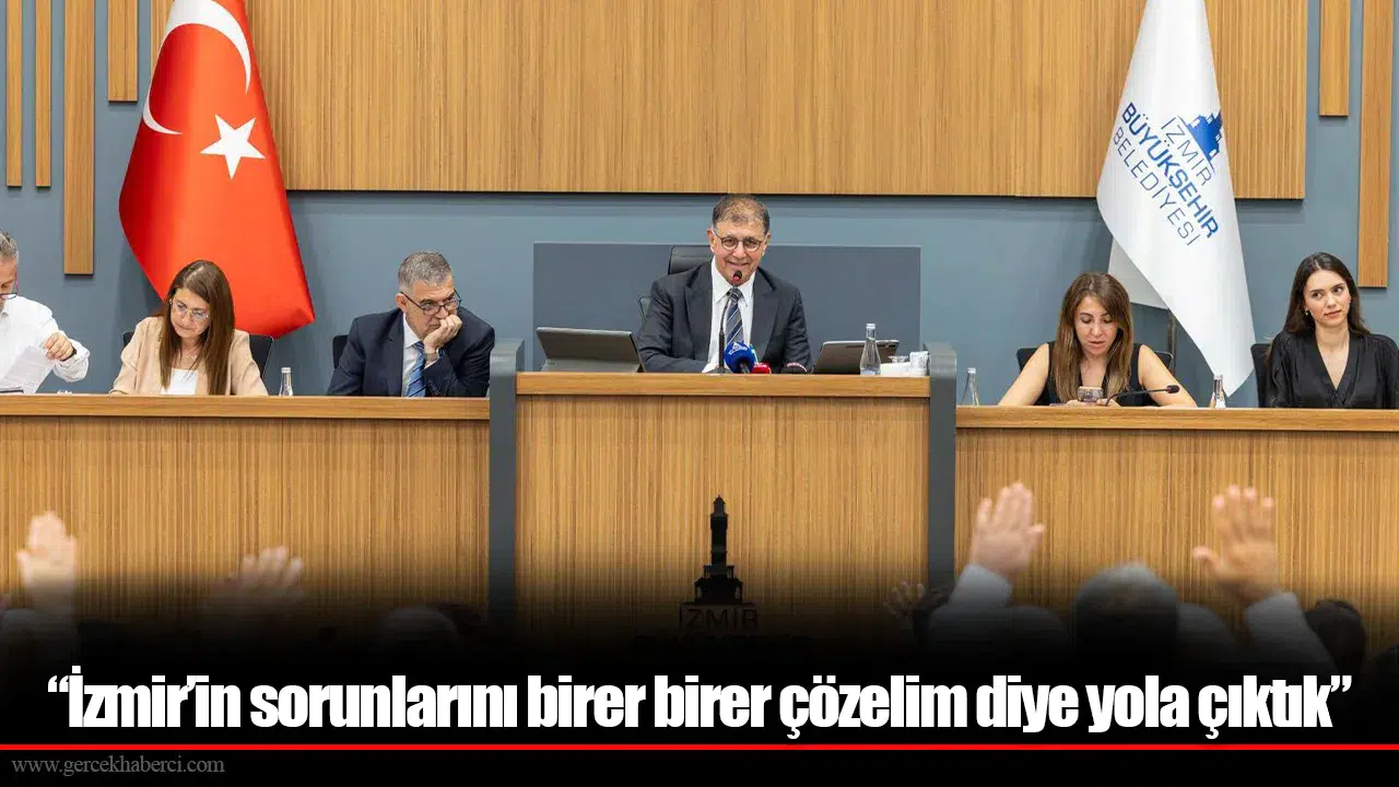 “İzmir’in sorunlarını birer birer çözelim diye yola çıktık”