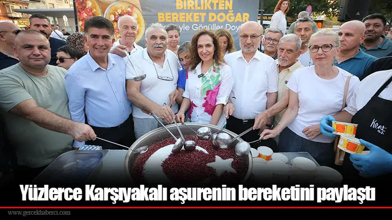 Yüzlerce Karşıyakalı aşurenin bereketini paylaştı