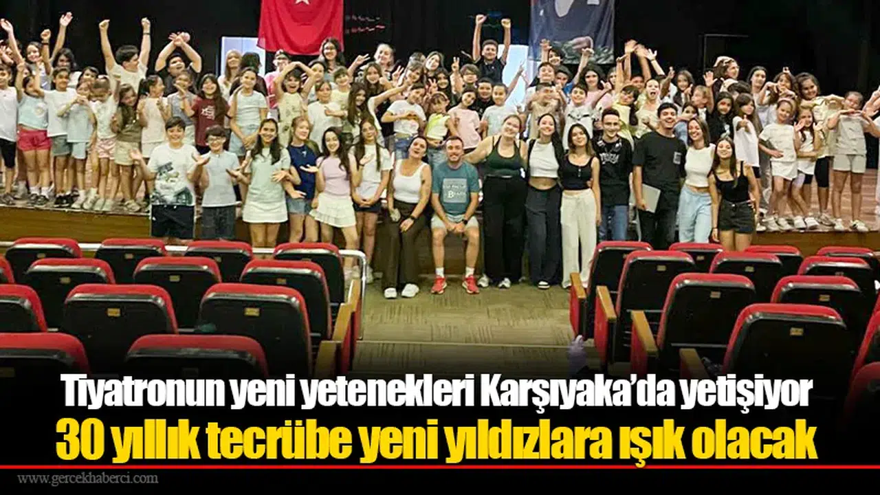 Tiyatronun yeni yetenekleri Karşıyaka’da yetişiyor