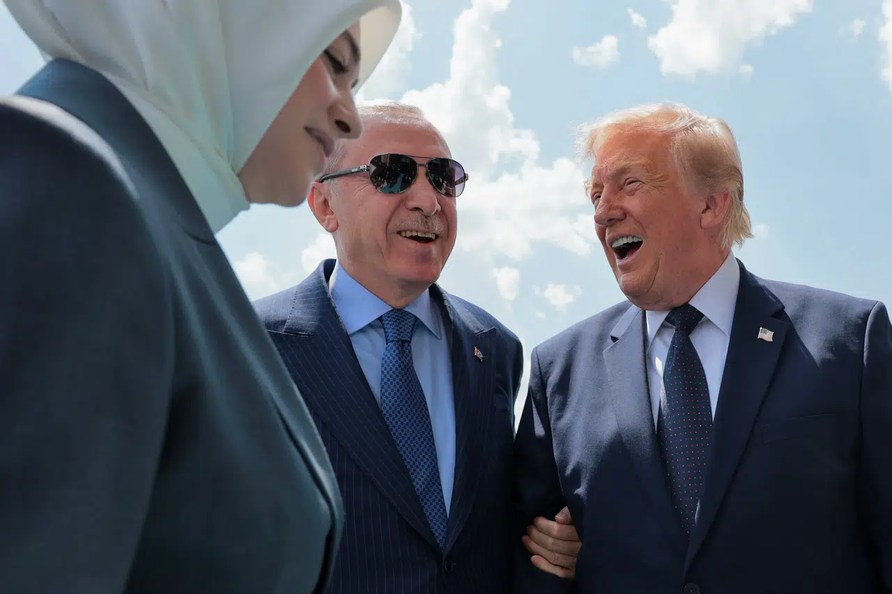 Trump Türkiye'de: Erdoğan törenle karşıladı