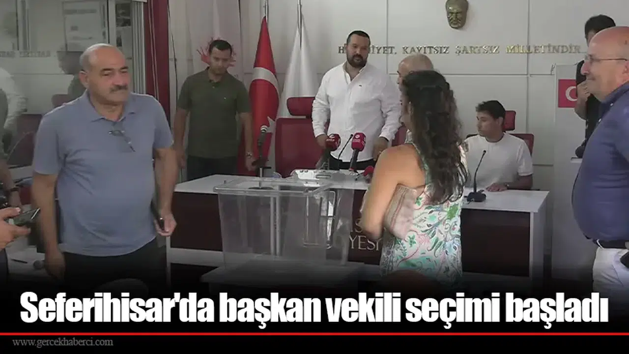 Seferihisar'da başkan vekili seçimi başladı