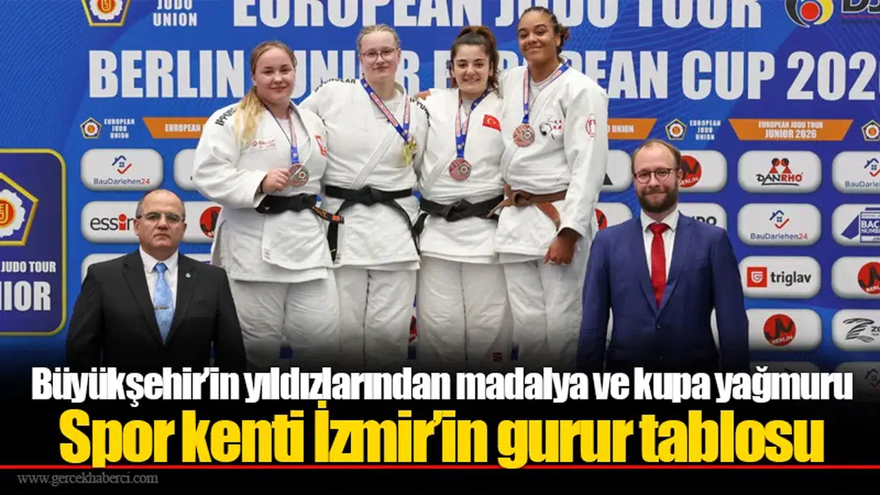 Büyükşehir’in yıldızlarından madalya ve kupa yağmuru  Spor kenti İzmir’in gurur tablosu