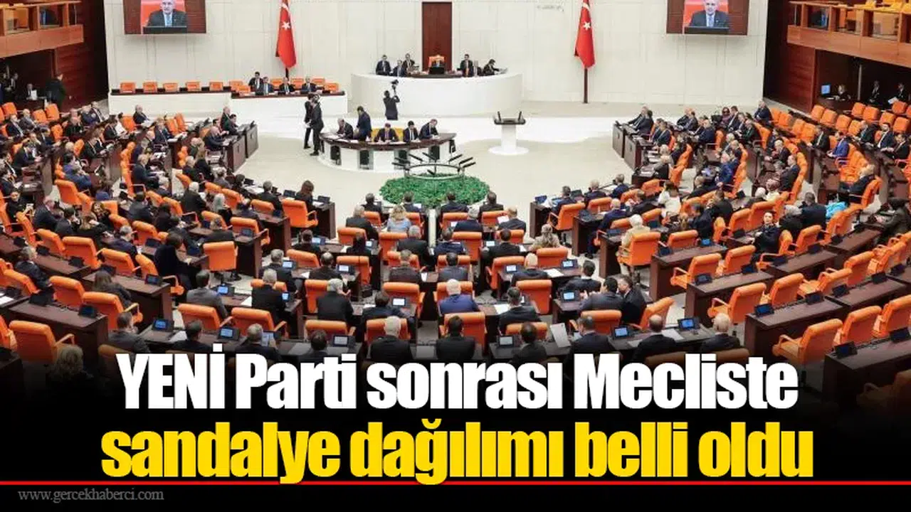 YENİ Parti sonrası Mecliste sandalye dağılımı belli oldu