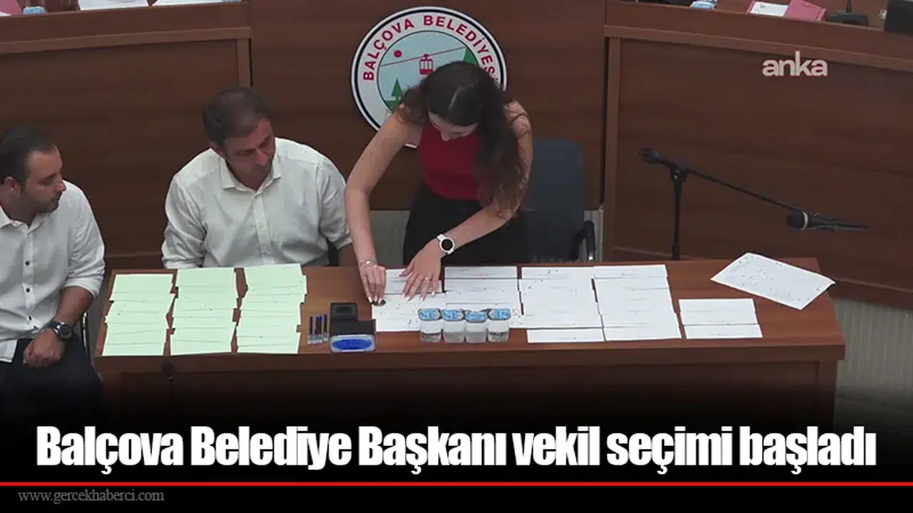 Balçova Belediye Başkanı vekil seçimi başladı
