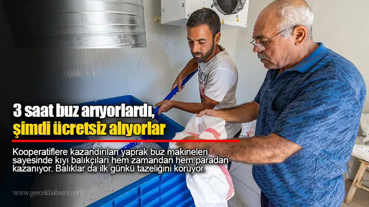 3 saat buz arıyorlardı, şimdi ücretsiz alıyorlar