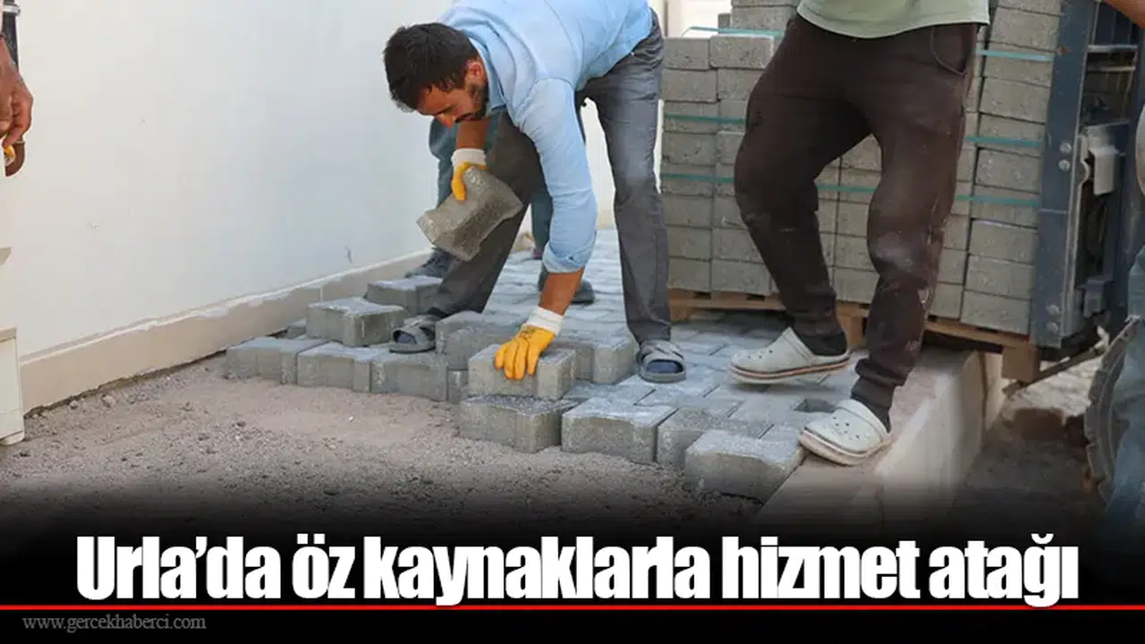 Urla’da öz kaynaklarla hizmet atağı