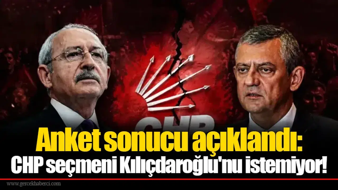 Anket sonucu açıklandı: CHP seçmeni Kılıçdaroğlu'nu istemiyor!