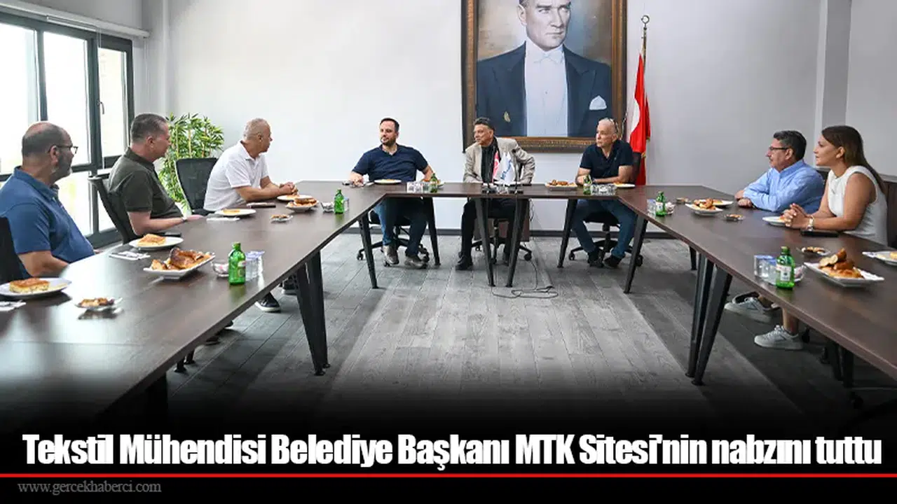 Tekstil Mühendisi Belediye Başkanı MTK Sitesi'nin nabzını tuttu