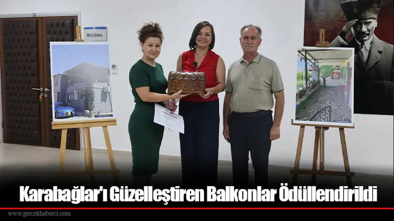 Karabağlar'ı Güzelleştiren Balkonlar Ödüllendirildi
