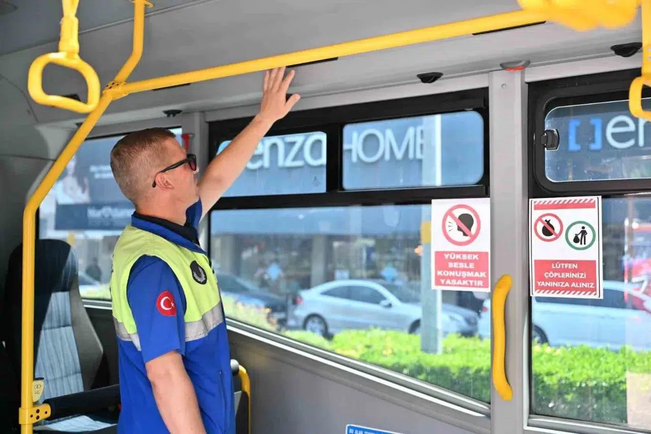Manisa'da klima kullanmayan toplu taşıma şoförlerine 3 bin 706 TL ceza