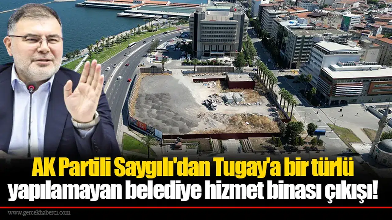 AK Partili Saygılı'dan Tugay'a bir türlü yapılamayan belediye hizmet binası çıkışı!