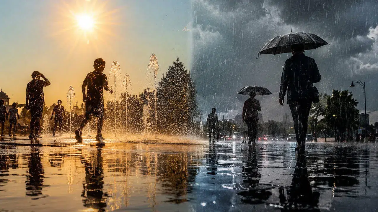 Meteoroloji'den 9 il için sağanak uyarısı ve sıcak hava açıklaması