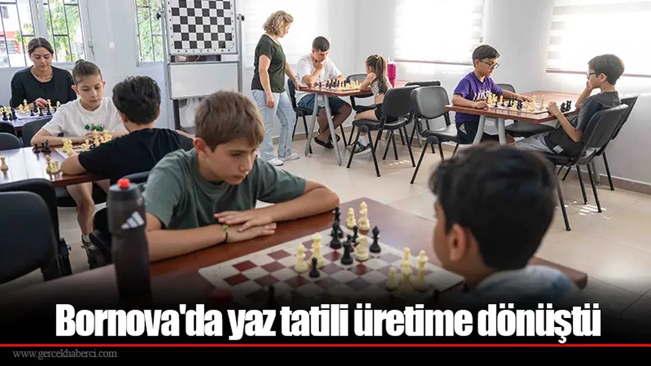 Bornova'da yaz tatili üretime dönüştü