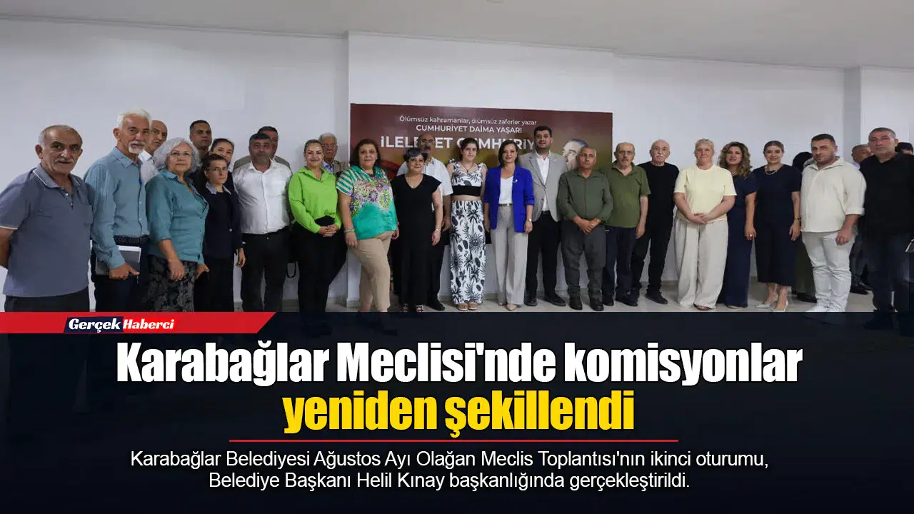 Karabağlar Meclisi'nde komisyonlar yeniden şekillendi