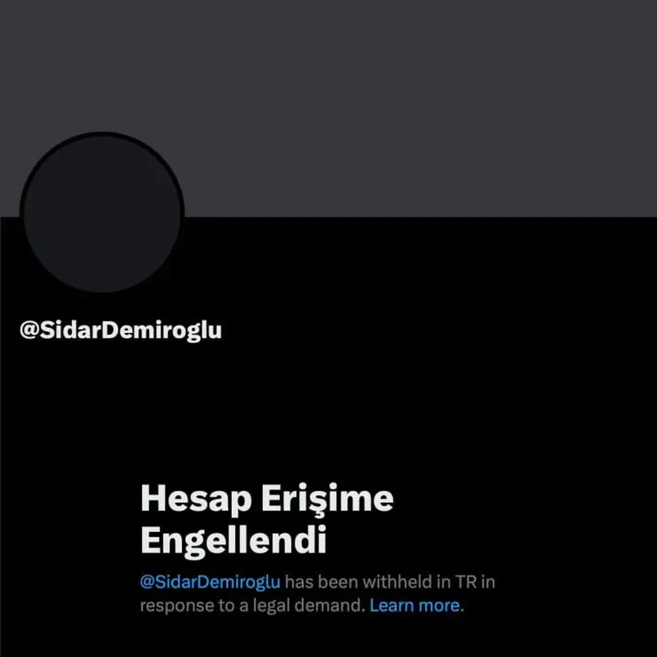 Eski hakim Sidar Demiroğlu'nun X hesabına erişim engeli