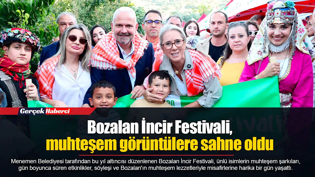 Bozalan İncir Festivali, muhteşem görüntülere sahne oldu