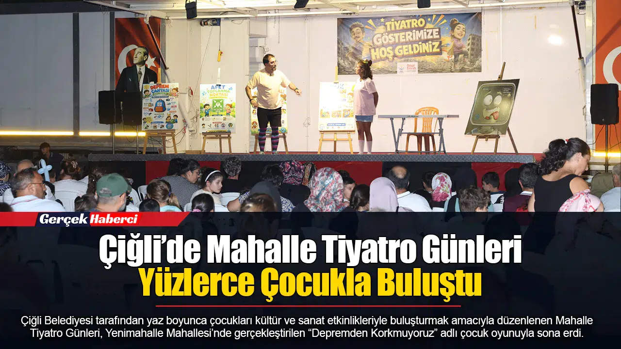 Çiğli’de Mahalle Tiyatro Günleri Yüzlerce Çocukla Buluştu