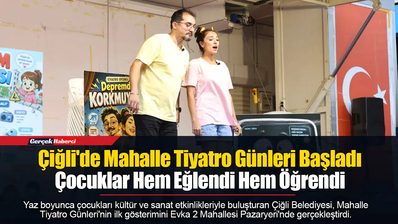 Çiğli'de Mahalle Tiyatro Günleri Başladı