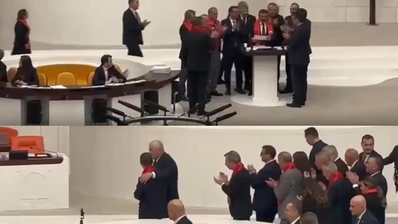 TBMM kürsüsünde şehit isimlerini okuyan vekile müdahale