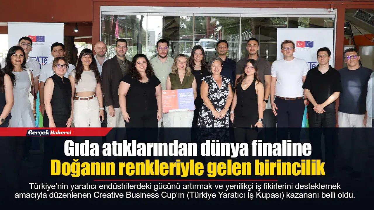 Gıda atıklarından dünya finaline... Doğanın renkleriyle gelen birincilik