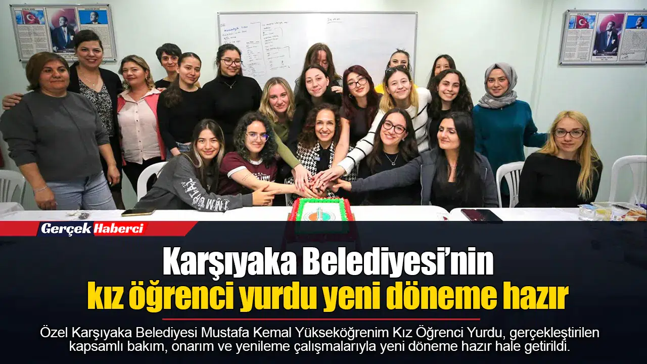 Karşıyaka Belediyesi’nin kız öğrenci yurdu yeni döneme hazır