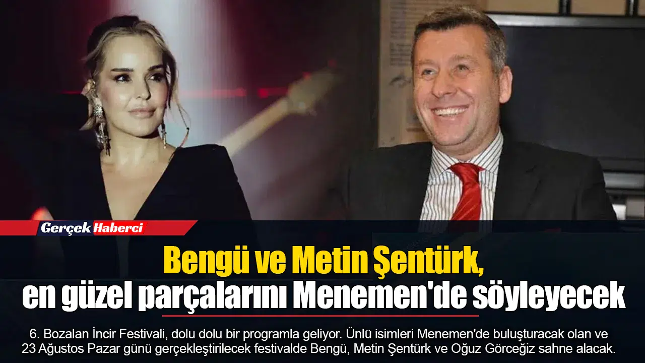 Bengü ve Metin Şentürk, en güzel parçalarını Menemen'de söyleyecek