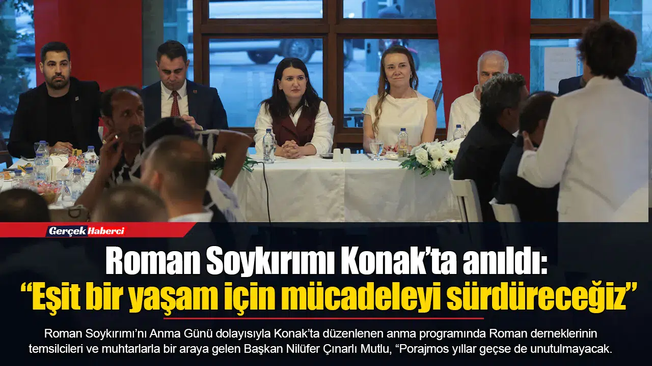 Roman Soykırımı Konak’ta anıldı: “Eşit bir yaşam için mücadeleyi sürdüreceğiz”