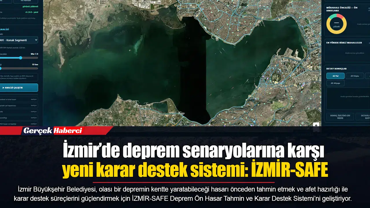 İzmir’de deprem senaryolarına karşı yeni karar destek sistemi: İZMİR-SAFE